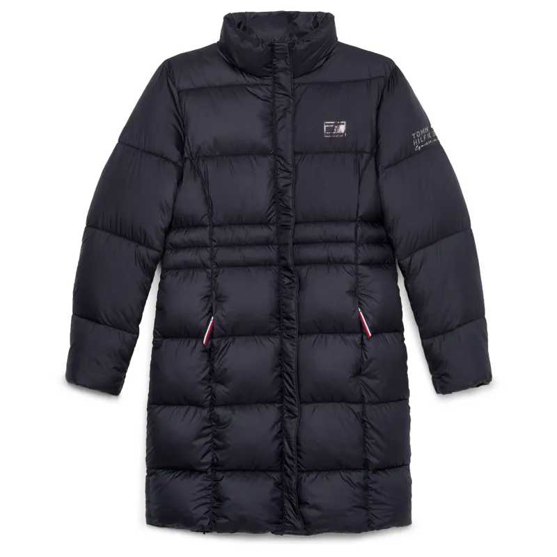 Tommy Hilfiger Women's Long Coach Jacket - Desert Sky